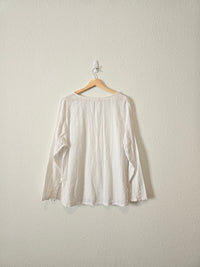 Xirena White Pocket Tee (L)