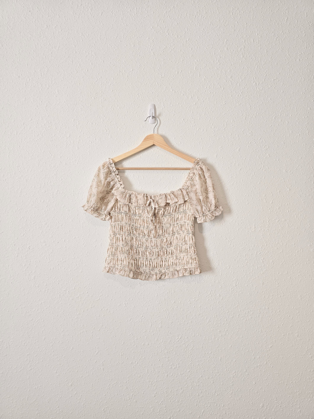 Promesa Floral Smocked Top (M)