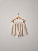 NEW Aerie Cream Waffle Shorts (S)