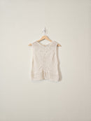 Abercrombie Macrame Crochet Tank (M)