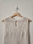 Abercrombie Macrame Crochet Tank (M)