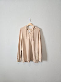 Aerie Oversized Henley Sweatshirt (M)