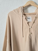 Aerie Oversized Henley Sweatshirt (M)