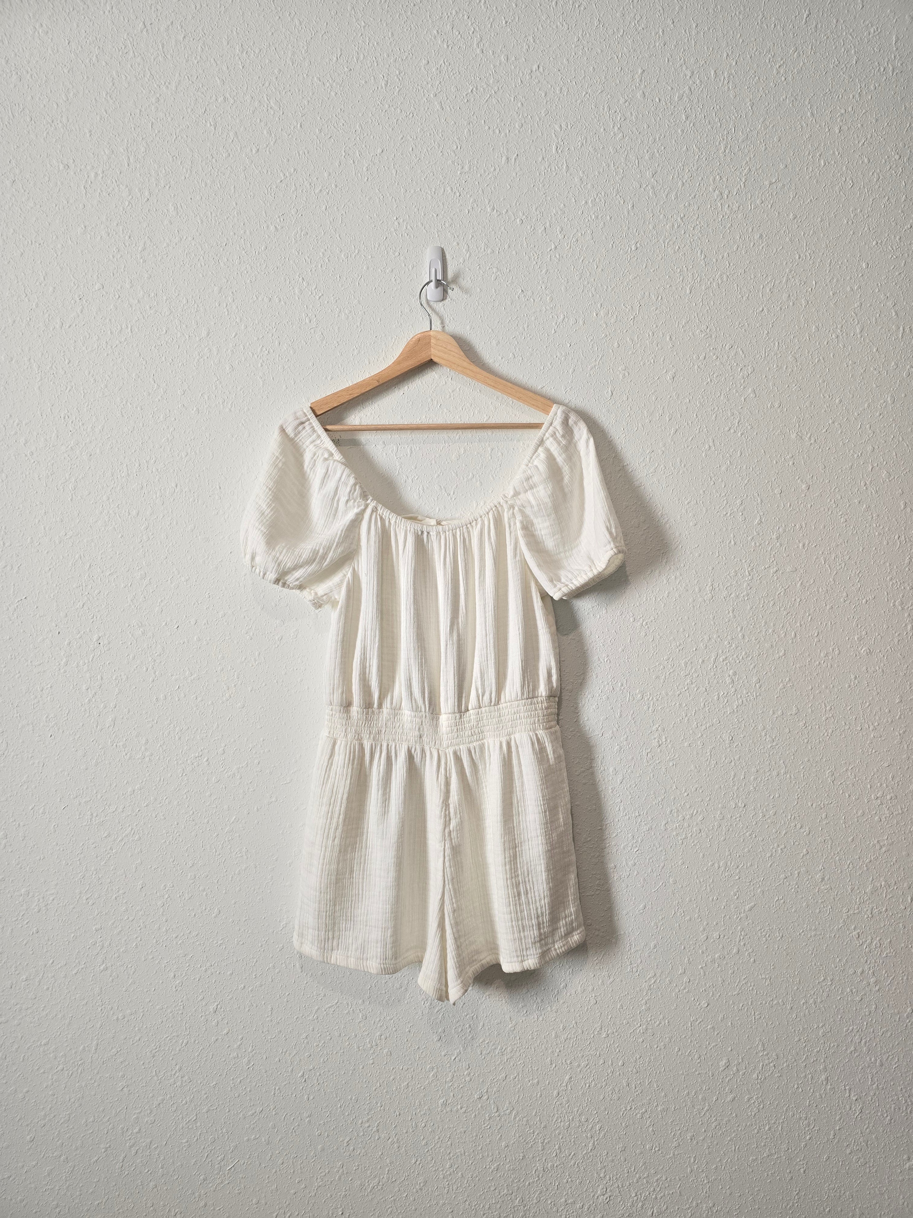 Aerie Cotton Gauze Romper (M)