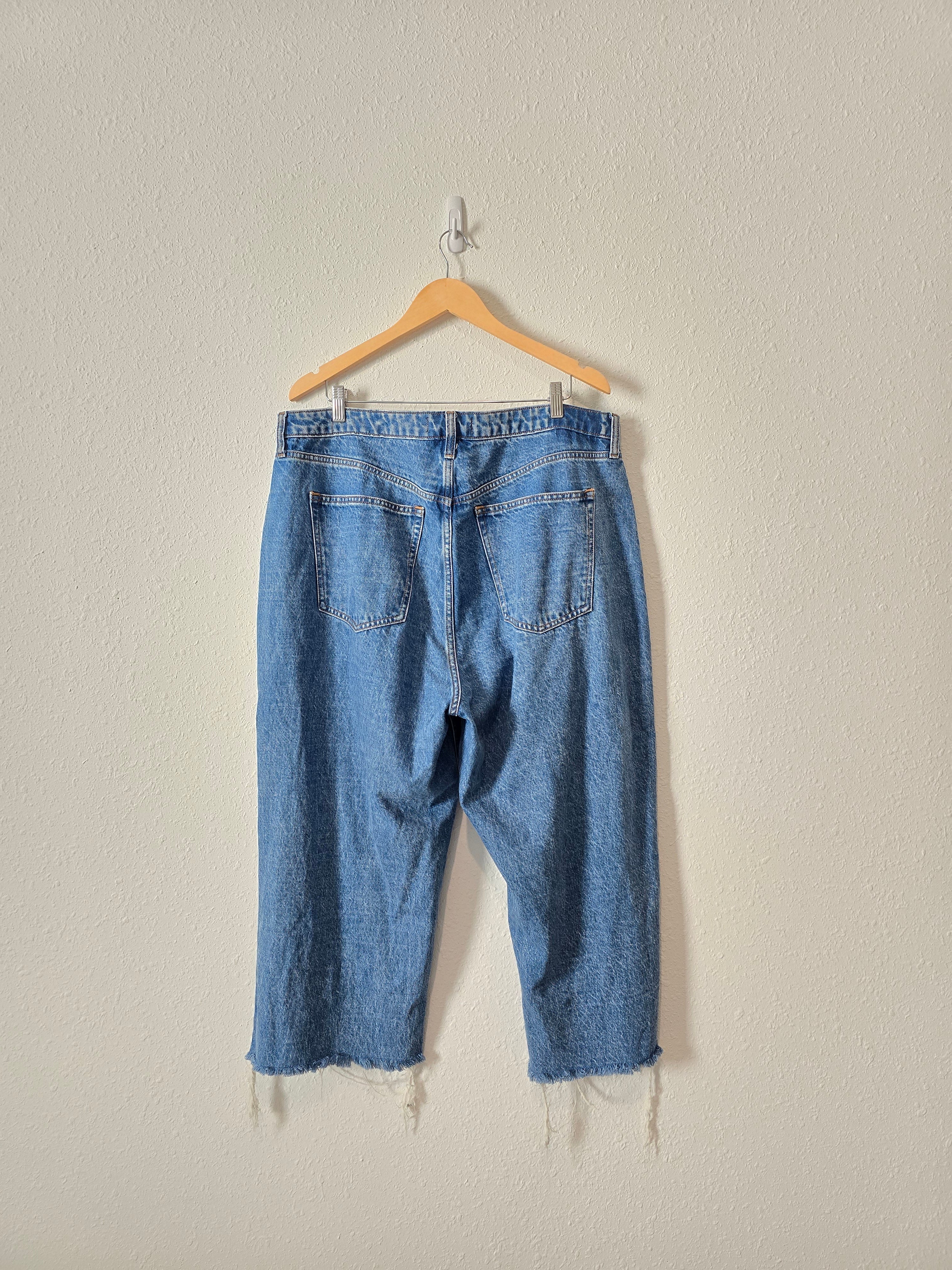 Abercrombie High Rise Loose Jeans (34/18)