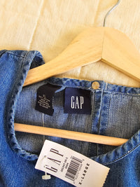 NEW Vintage Gap Denim Mini Dress (XS)