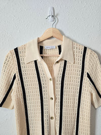 Anine Bing Knit Button Up (S)