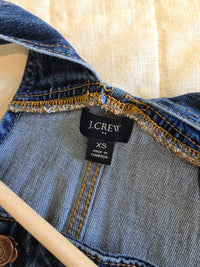 J.Crew Straight Denim Overalls (XS)