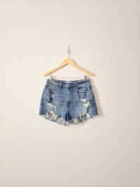 NEW Abercrombie High Rise Mom Shorts (30/10)