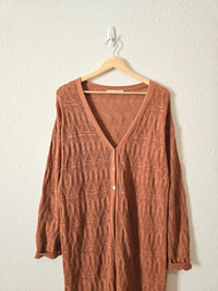 Label Of Love Textured Duster Cardigan (M)