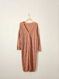 Label Of Love Textured Duster Cardigan (M)