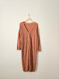 Label Of Love Textured Duster Cardigan (M)