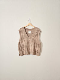 Abercrombie Cable Knit Vest (XL)