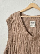 Abercrombie Cable Knit Vest (XL)