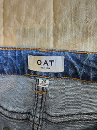 Oat Wide Leg Crop Jeans (28)