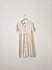 Piper & Scoot Oat Midi Dress (S)