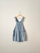 Relaxed Denim Shortalls (L)