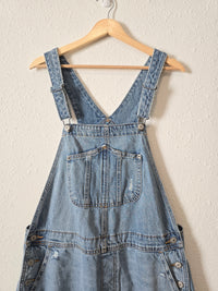 Relaxed Denim Shortalls (L)