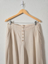 Load image into Gallery viewer, Linen Blend Wide Leg Pants (L)
