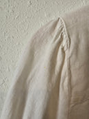 Madewell White Linen Blend Top (XS)