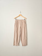 Load image into Gallery viewer, Loft Gingham Straight Pants (M)
