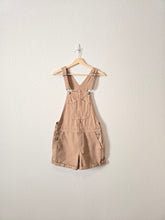 Load image into Gallery viewer, Tan Cotton Denim Shortalls (XS)
