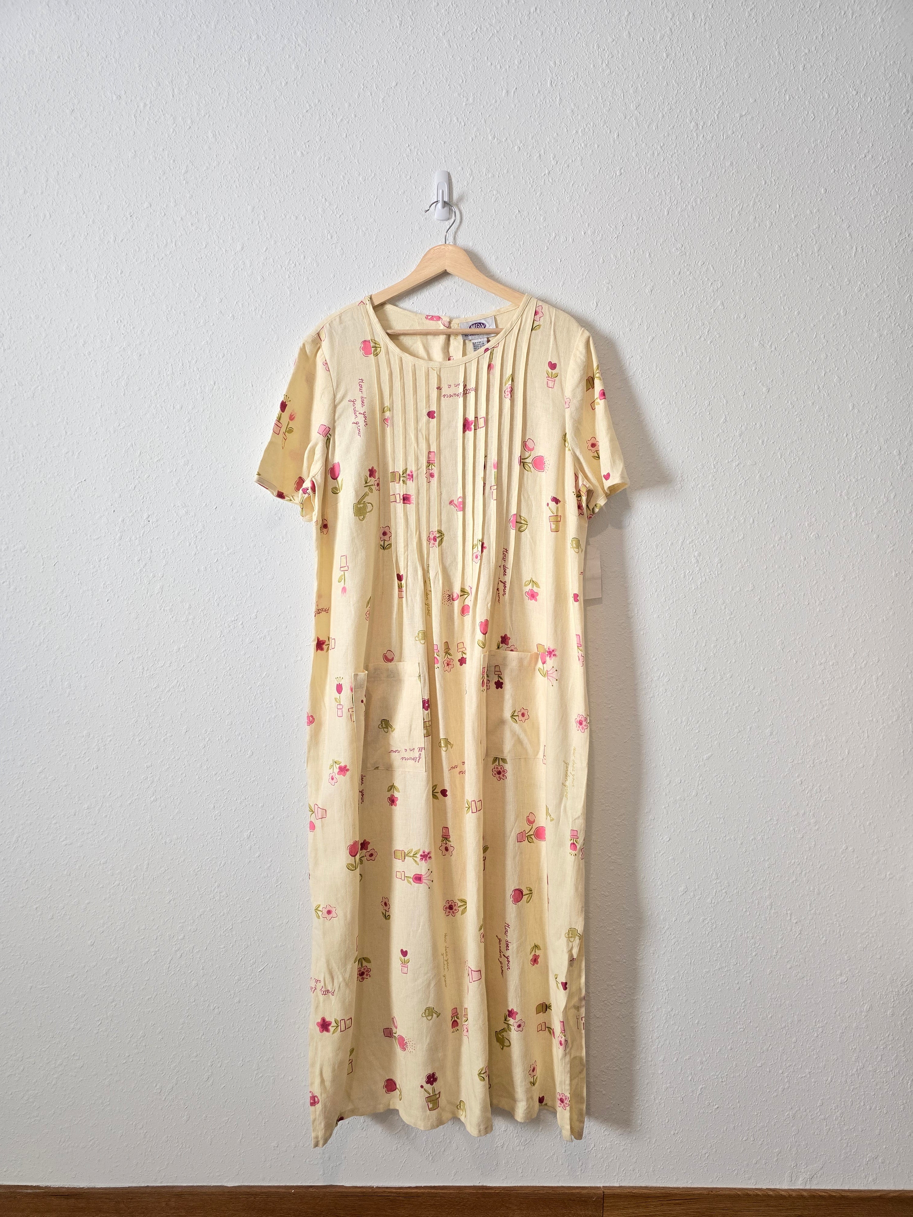 NEW Vintage Garden Floral Maxi Dress (14W)