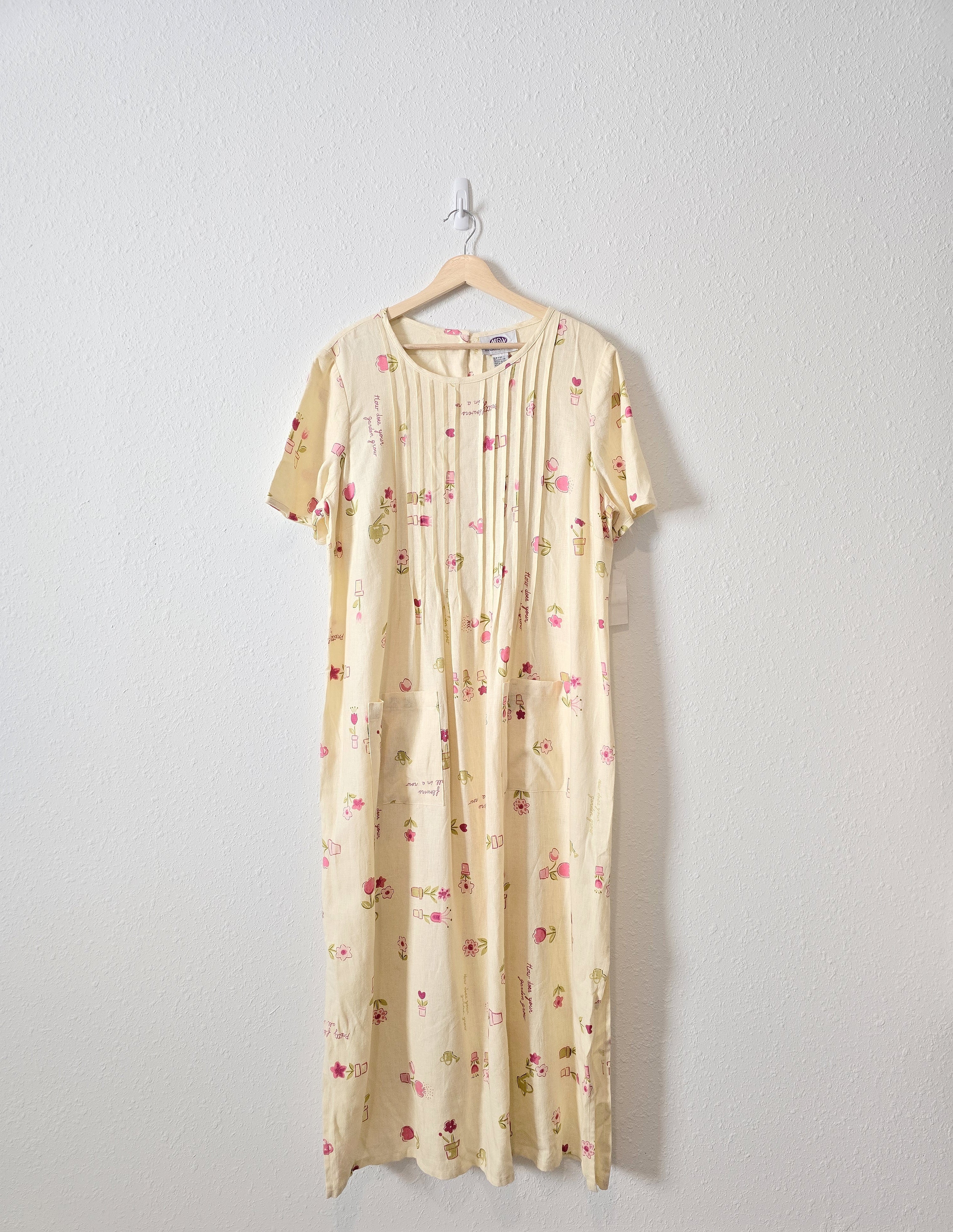 NEW Vintage Garden Floral Maxi Dress (14W)