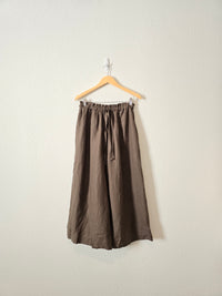 Ozma 100% Linen Wide Leg Pants (S)