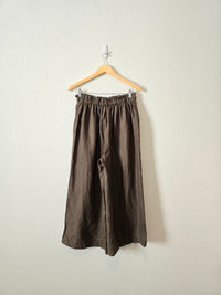 Ozma 100% Linen Wide Leg Pants (S)