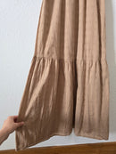 Neutral Textured Maxi Dress (S)