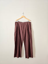 Load image into Gallery viewer, Abercrombie Brown Wide Leg Linen Pants (XL)
