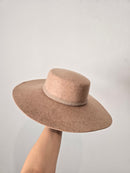 NEW Tan 100% Wool Hat