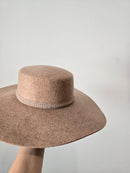 NEW Tan 100% Wool Hat