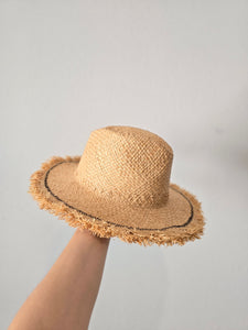 NEW Wyeth Frayed Straw Hat