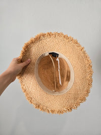 NEW Wyeth Frayed Straw Hat