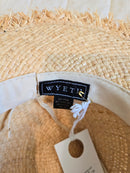 NEW Wyeth Frayed Straw Hat