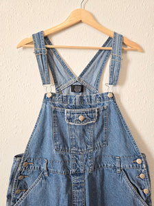 Vintage Cotton Denim Shortalls (L)