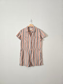 Pact Colorful Striped Romper (M)