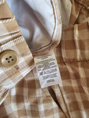 NEW Loft Neutral Gingham Pants (L)