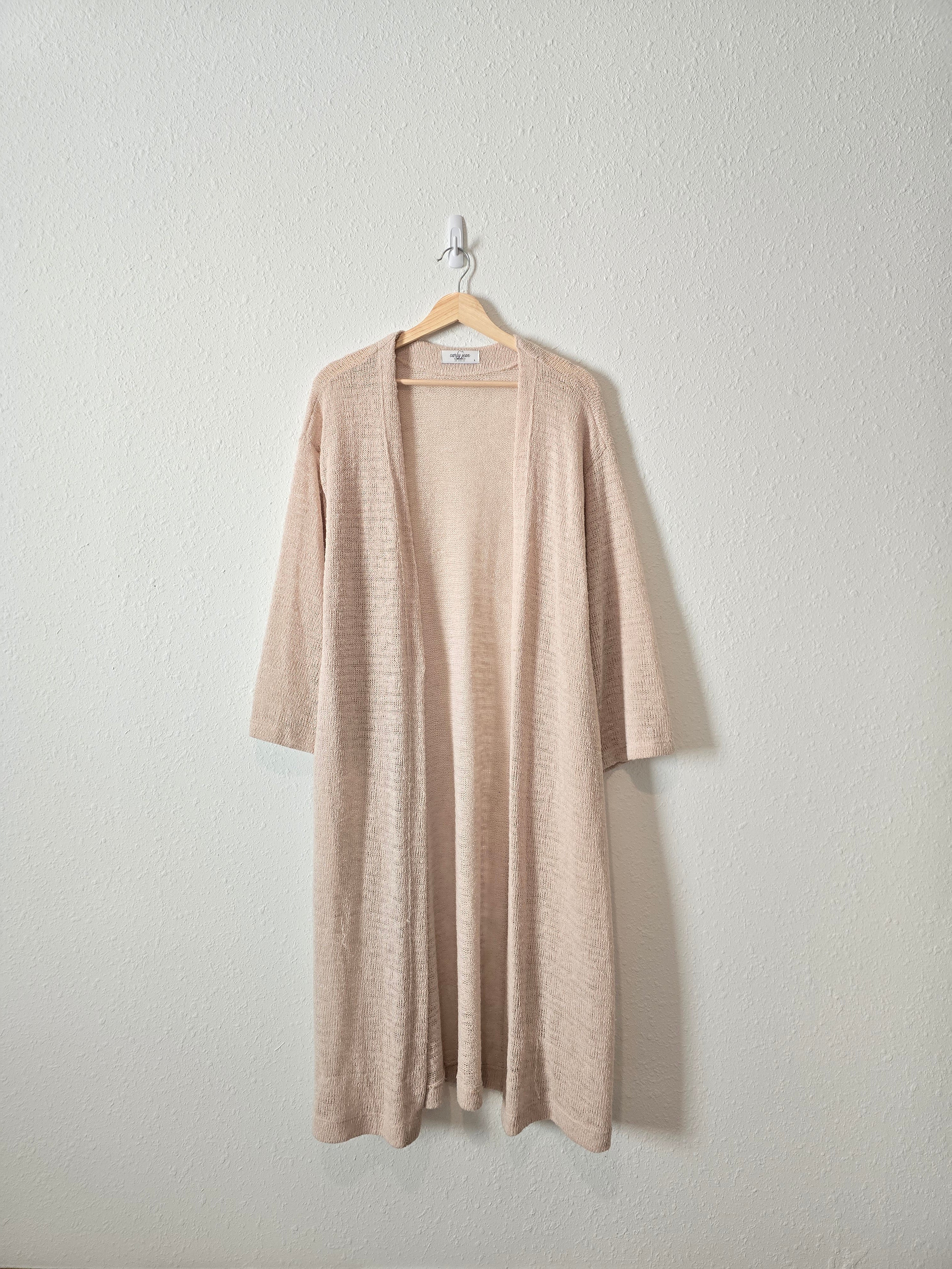 Carly Jean Long Knit Duster (L)