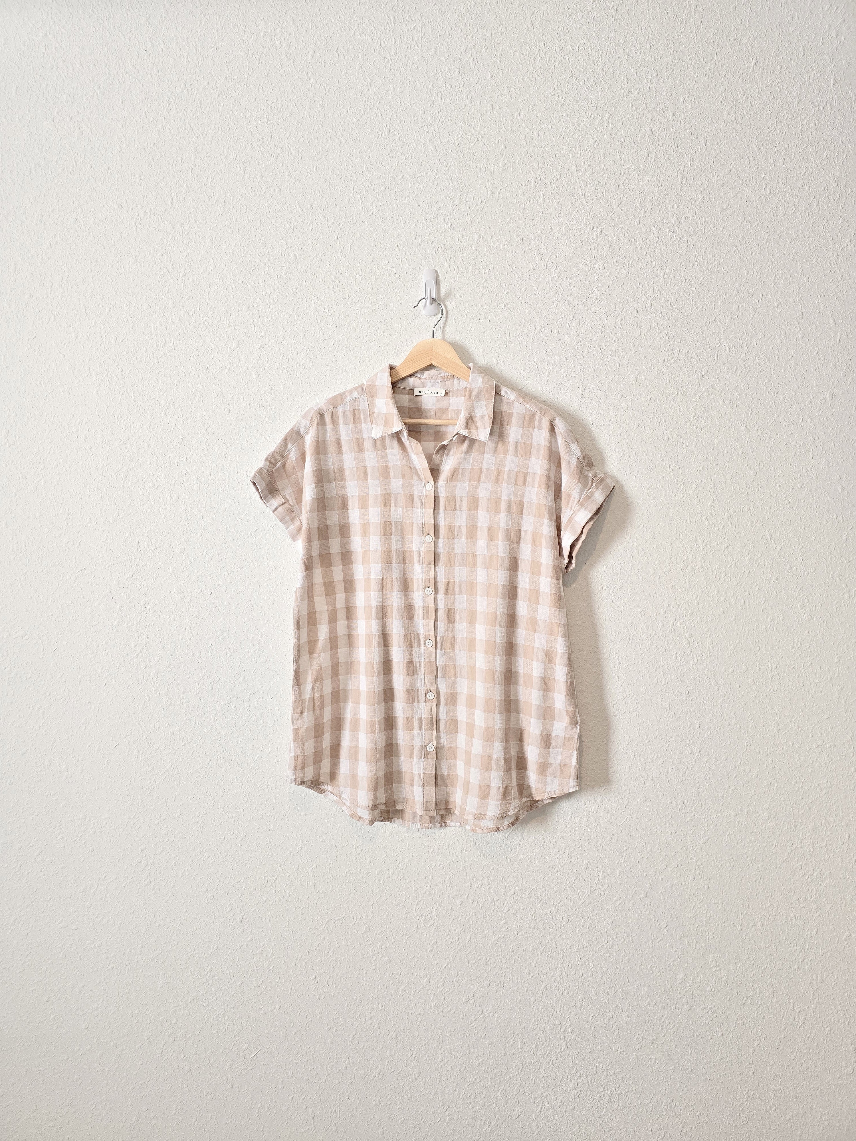 Neuflora Gingham Button Up (M)