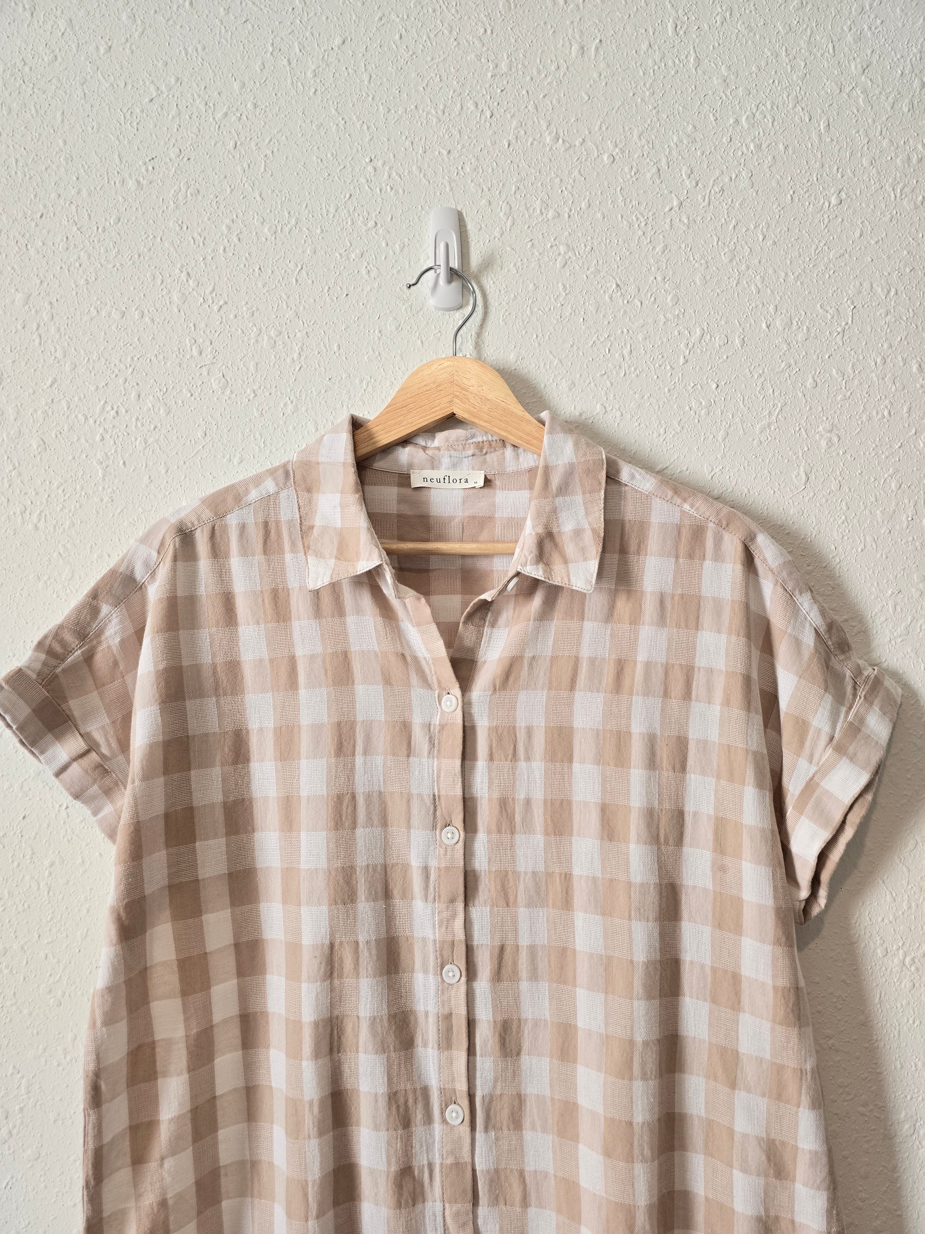 Neuflora Gingham Button Up (M)