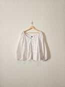 NEW White Tiered Babydoll Top (L)