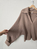 Chunky Collared Sweater (M)