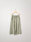 Green Wide Leg Crop Pants (M)