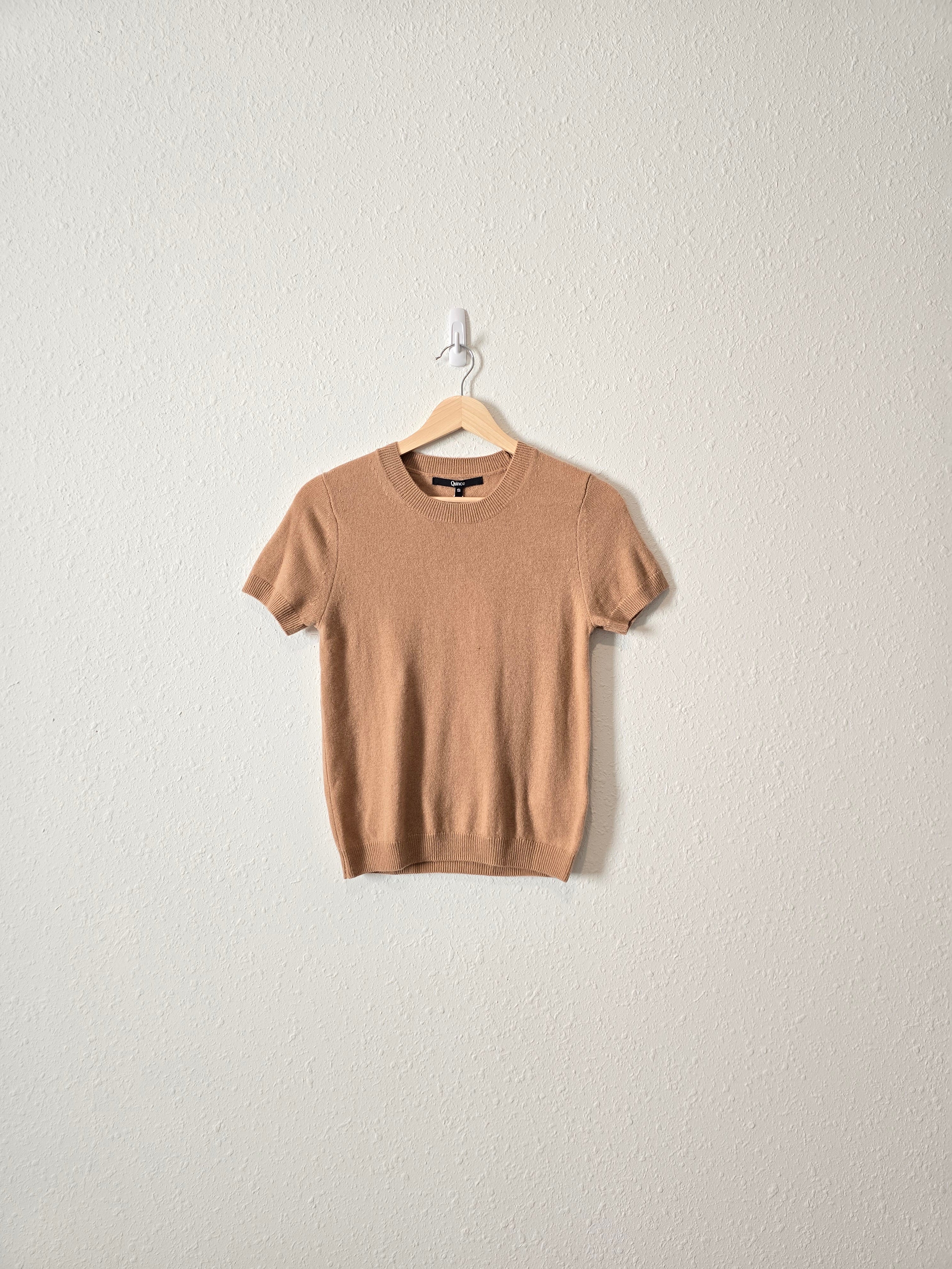 NEW Quince Cashmere Knit Tee (S)