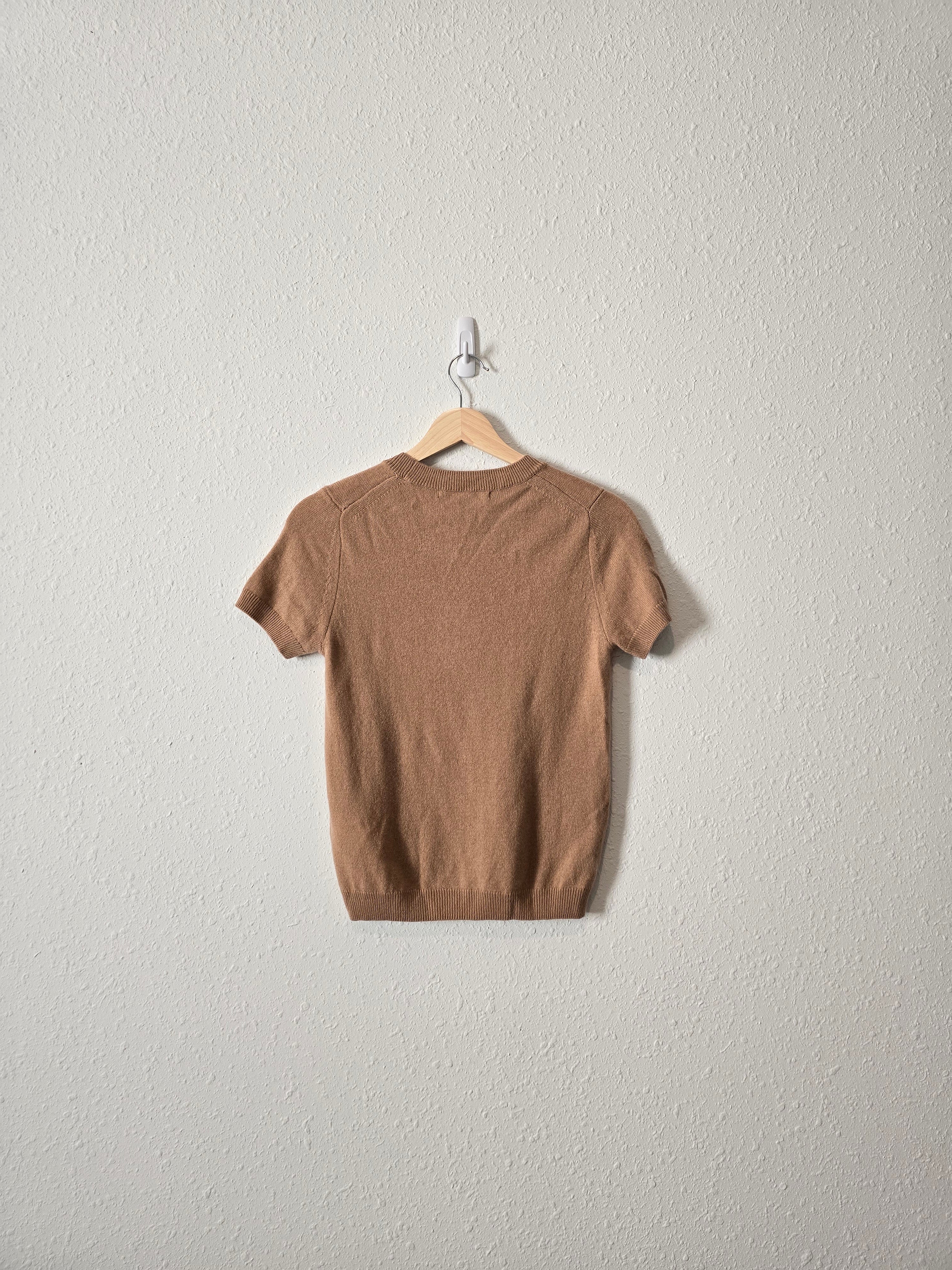 NEW Quince Cashmere Knit Tee (S)