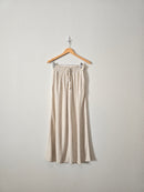 Oat Wide Leg Linen Pants (S)