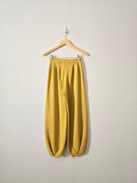 Free People Mustard Knit Pants (XS)